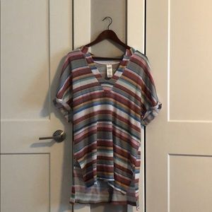 Women’s Striped Swimsuit Cover Up